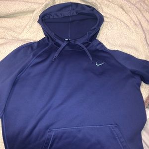 Dry-Fit Indigo/purple Nike hoodie